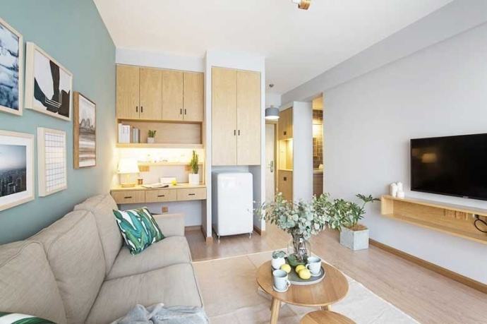 客廳空間狹窄，這樣設(shè)計(jì)輕松解決難題!