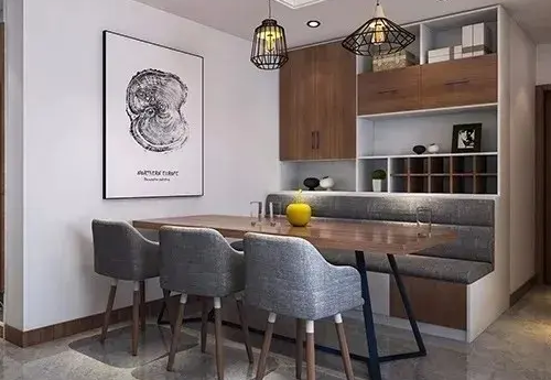 餐邊柜卡座尺寸一般做多少，有什么優勢