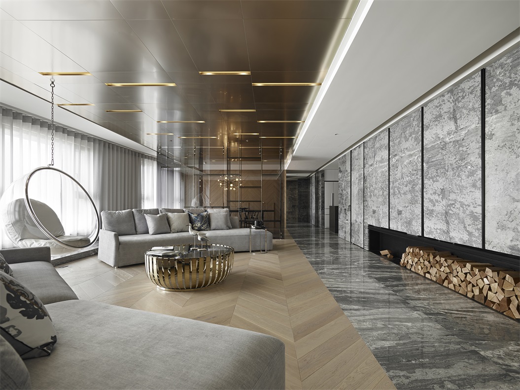 123平米新房現代風格裝修，簡潔時尚大氣