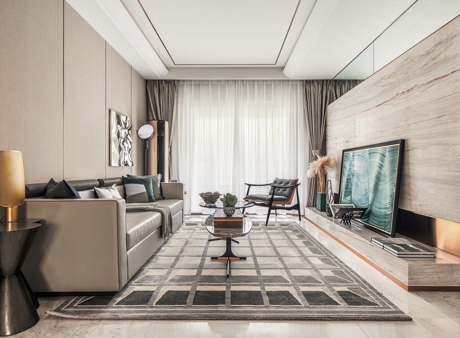 125平混搭三房裝修風格，簡約又不簡單