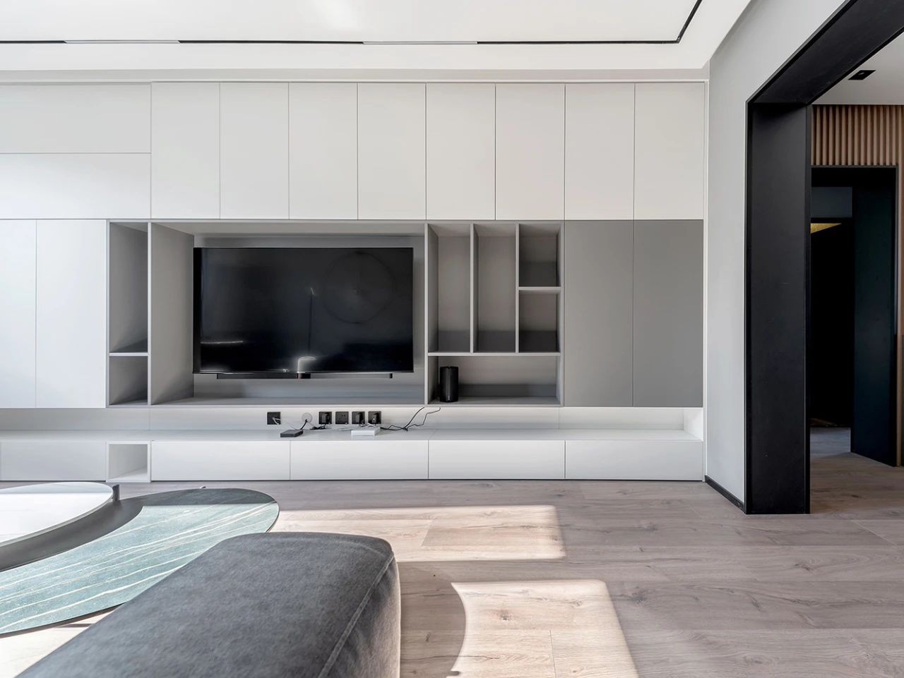 98平現(xiàn)代風(fēng)格大平層裝修，戶型通透