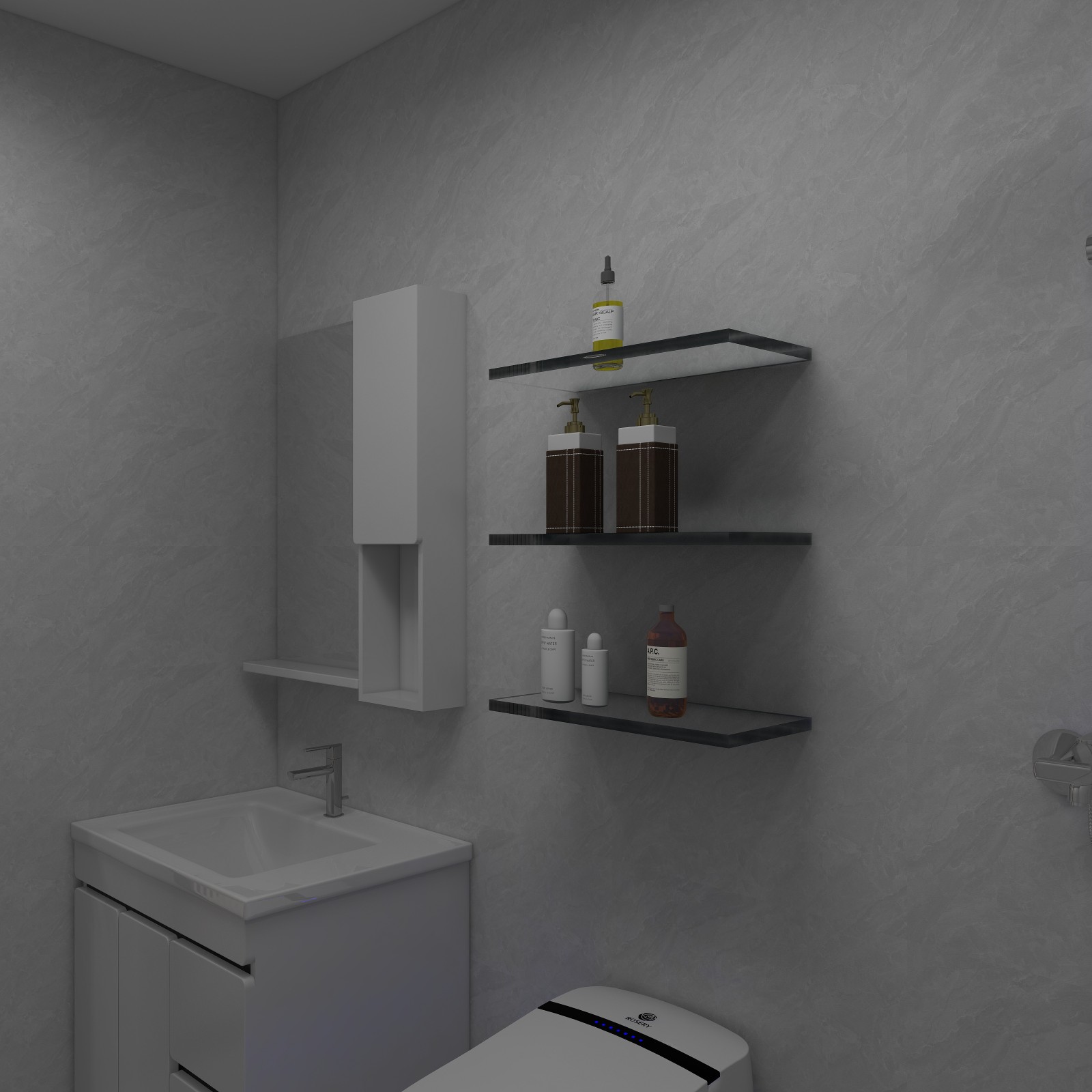 117平三室兩廳現代簡約風格裝修案例