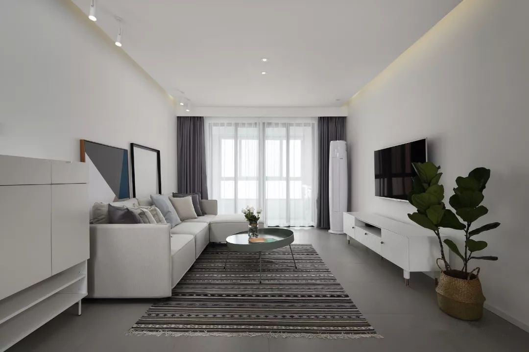 和順府-122㎡極簡北歐風三居，簡潔大氣、清爽舒適！