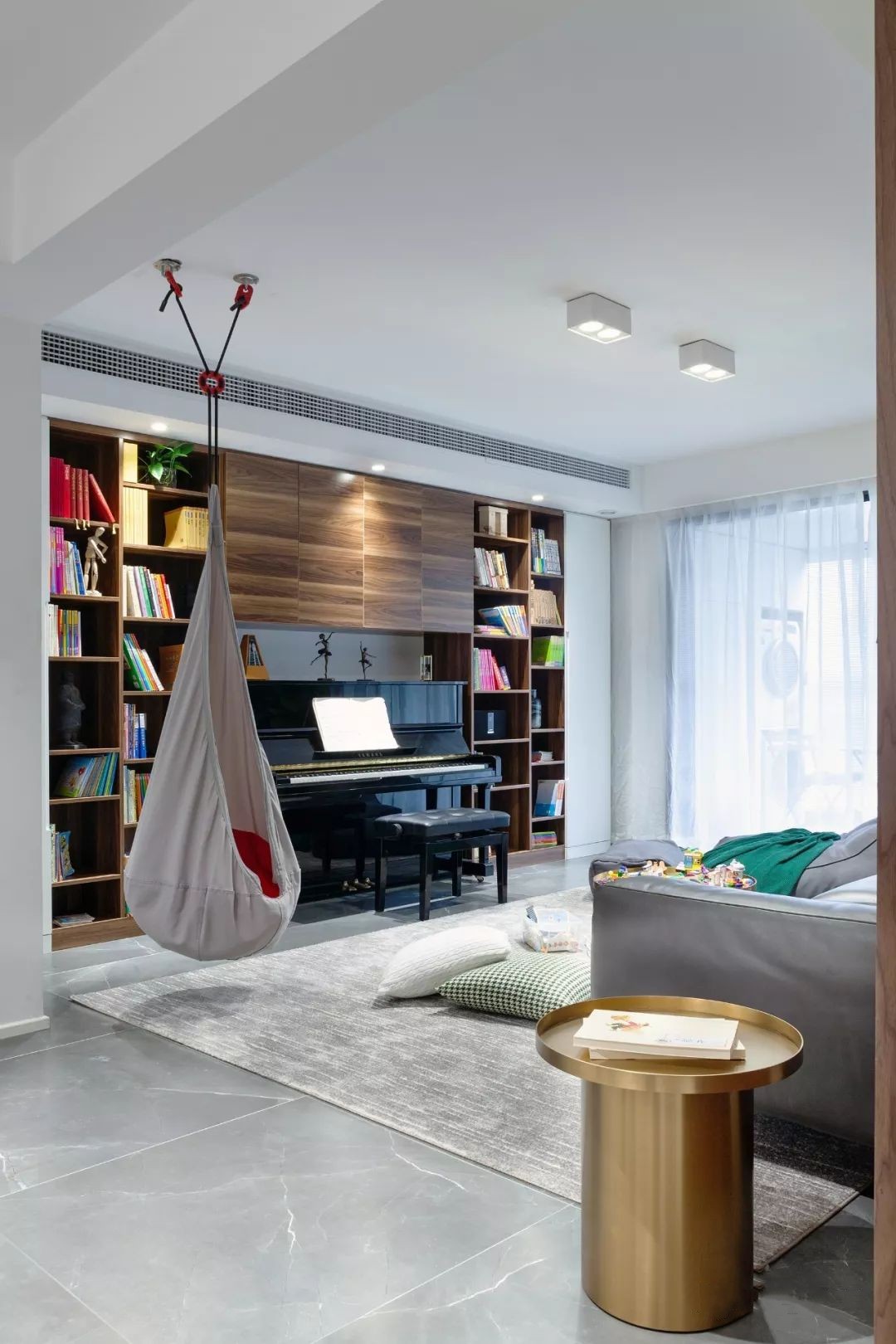 桃李春風-88㎡簡約風兩居，有游樂園和書吧的家，超有愛！