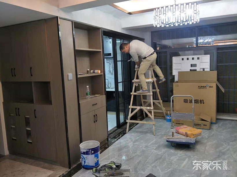 湘潭中央一品96平米現代風格裝修案例