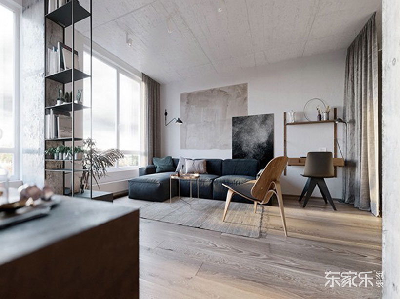 長(zhǎng)沙三一街區(qū)112平米簡(jiǎn)歐風(fēng)格裝修案例