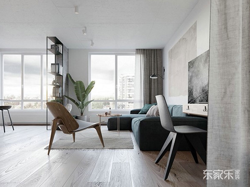 長(zhǎng)沙三一街區(qū)112平米簡(jiǎn)歐風(fēng)格裝修案例