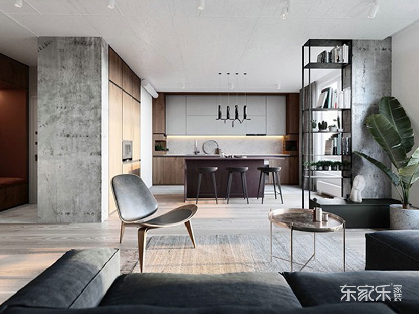 長(zhǎng)沙三一街區(qū)112平米簡(jiǎn)歐風(fēng)格裝修案例