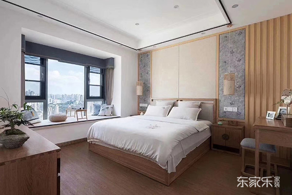 長(zhǎng)沙鴻運(yùn)佳苑134平米新中式三居室裝修