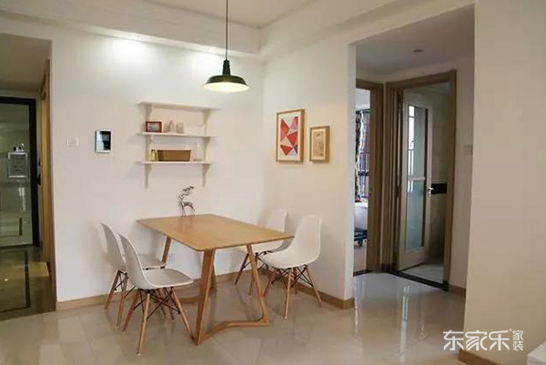 長沙潤和紫郡120平米北歐風格裝修案例