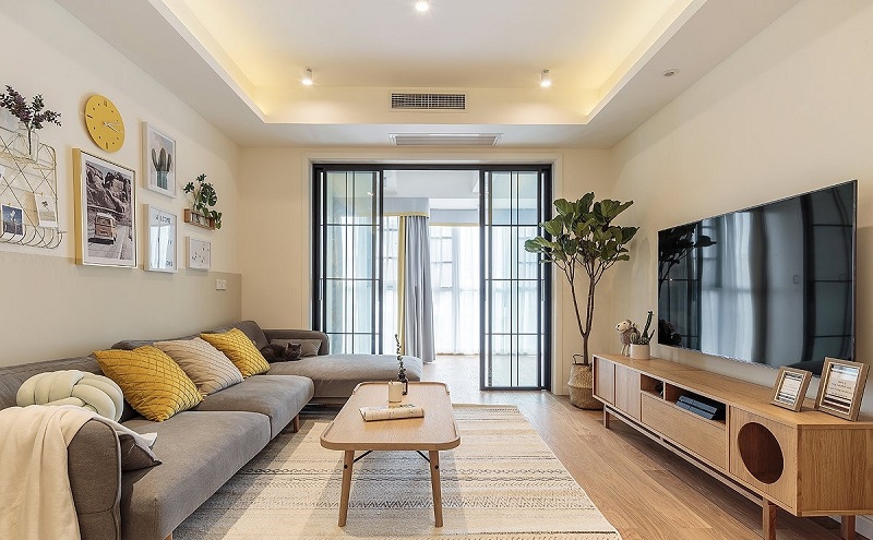 113㎡現(xiàn)代簡(jiǎn)約風(fēng)格裝修，美與實(shí)用兼具