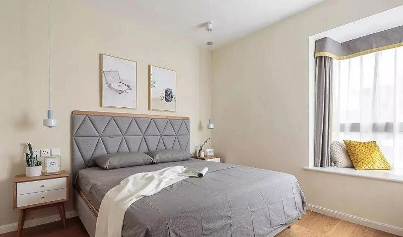 100㎡三居室北歐風裝修，原木搭配暖色調讓家溫馨