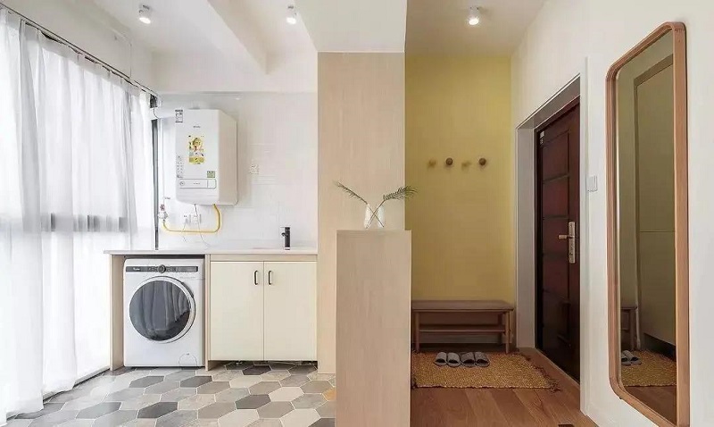 100㎡三居室北歐風裝修，原木搭配暖色調讓家溫馨