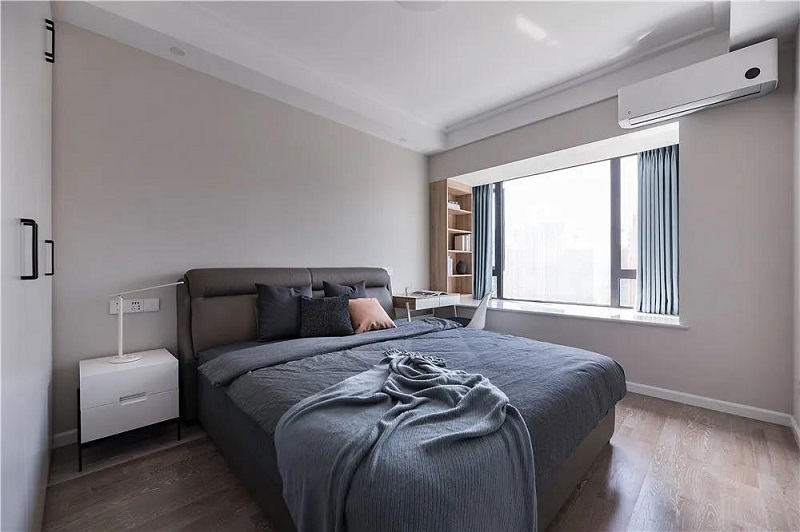 102平米三居室極簡風，巧用中性色打造舒適的居家環境