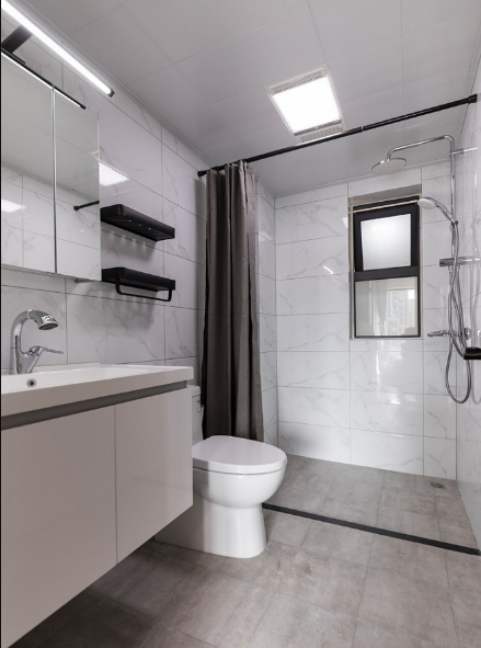 102平米三居室極簡風，巧用中性色打造舒適的居家環境