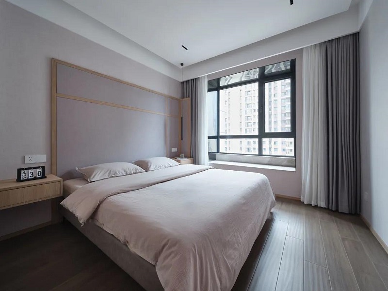 91平米二居室現代風，客餐廳吊頂一體設計，簡約大氣很耐看