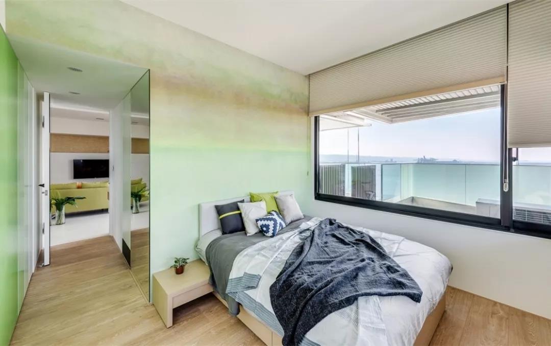 100㎡現代簡約風格裝修效果圖，浪漫海景房清爽空靈！