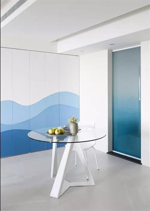 100㎡現代簡約風格裝修效果圖，浪漫海景房清爽空靈！