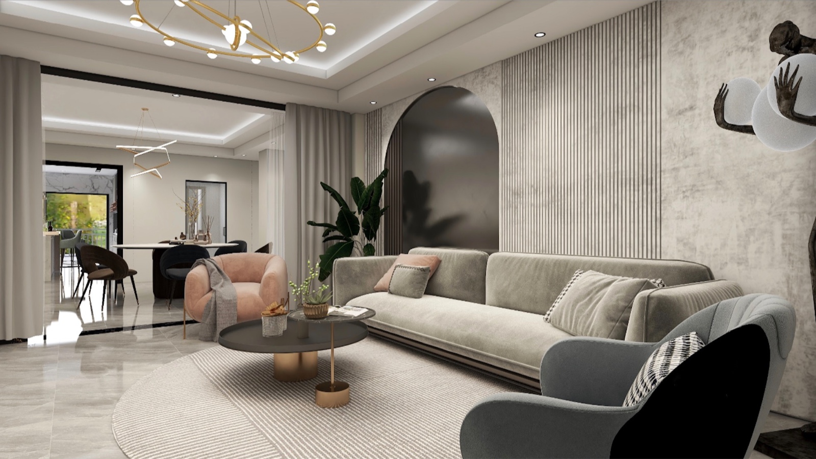 85現(xiàn)代三房裝修效果圖,小三房現(xiàn)代風格裝修案例