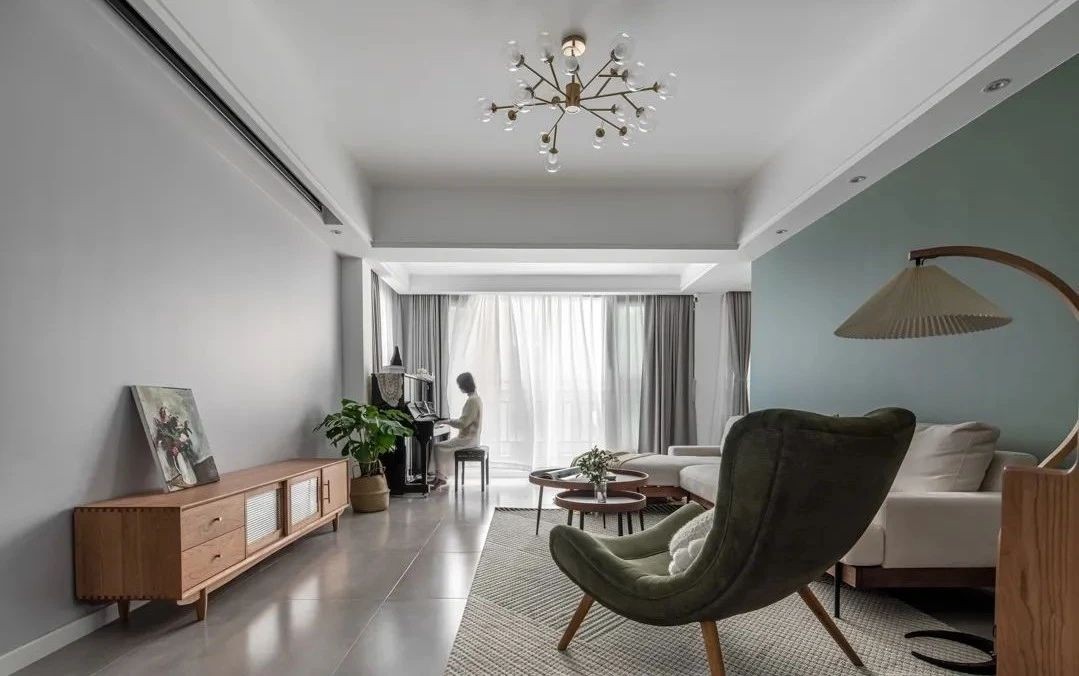 119現代四房裝修案例，現代簡約[柔時光]風格