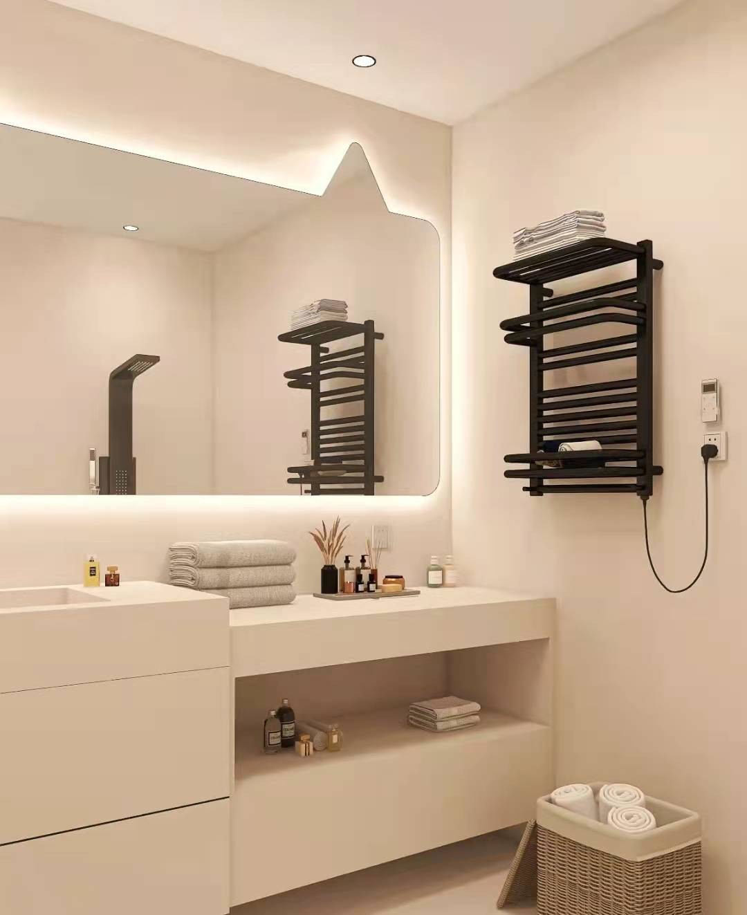 107輕奢風(fēng)三房裝修案例，淺色系溫馨又明亮