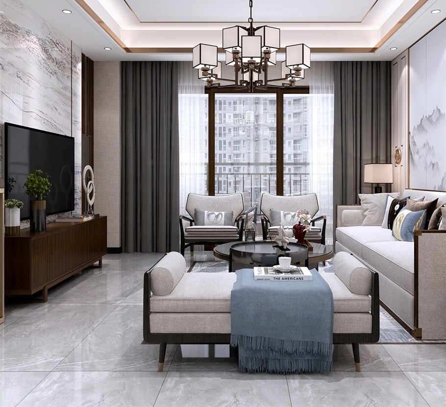 122平現代四房裝修，空間舒服而優雅