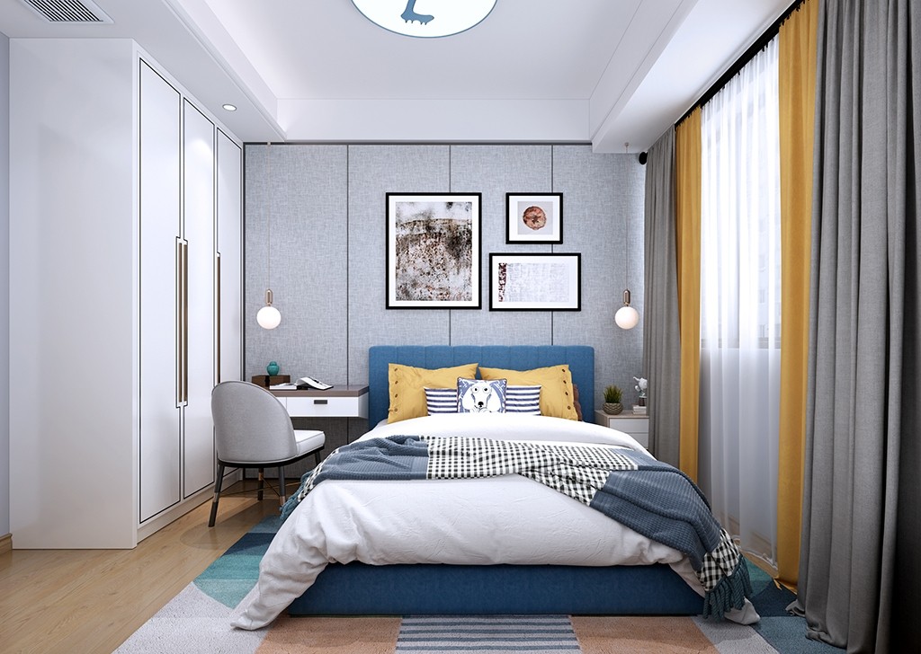 122平現代四房裝修，空間舒服而優雅