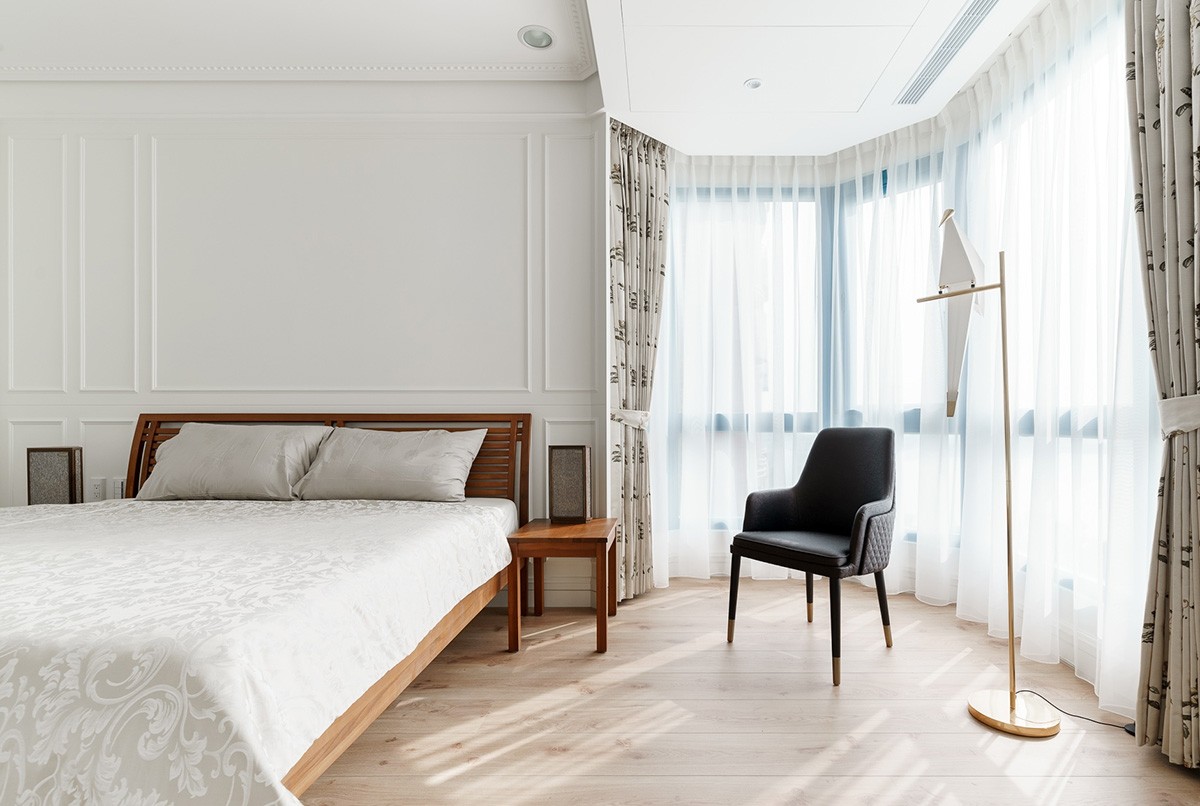 90平現(xiàn)代簡約三房裝修，極大化透亮視野