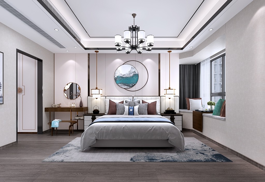 122平現代四房裝修，空間舒服而優雅