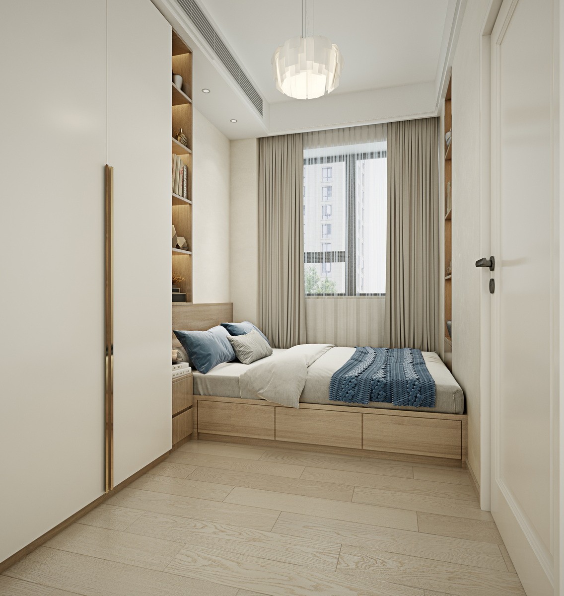 80平現(xiàn)代兩房裝修風(fēng)格，追求生活的品質(zhì)