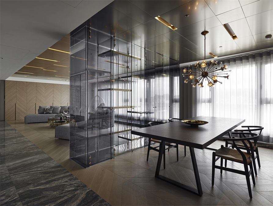 123平米新房現(xiàn)代風格裝修，簡潔時尚大氣