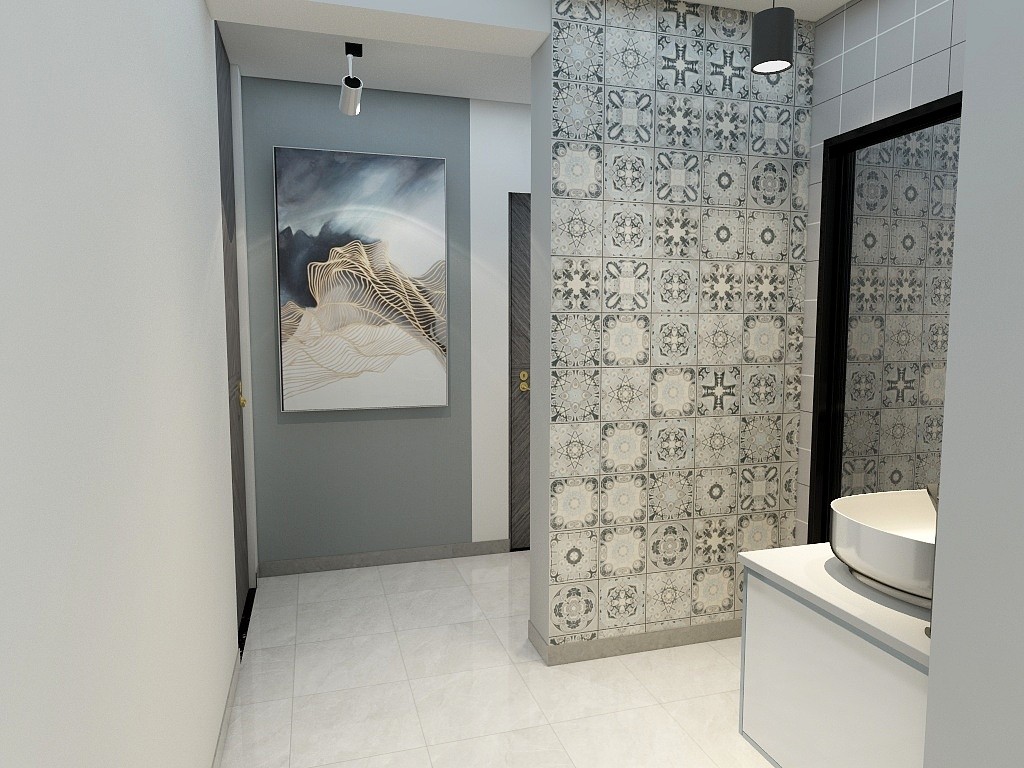 140現代三房裝修,敞開式的輕奢裝修案例