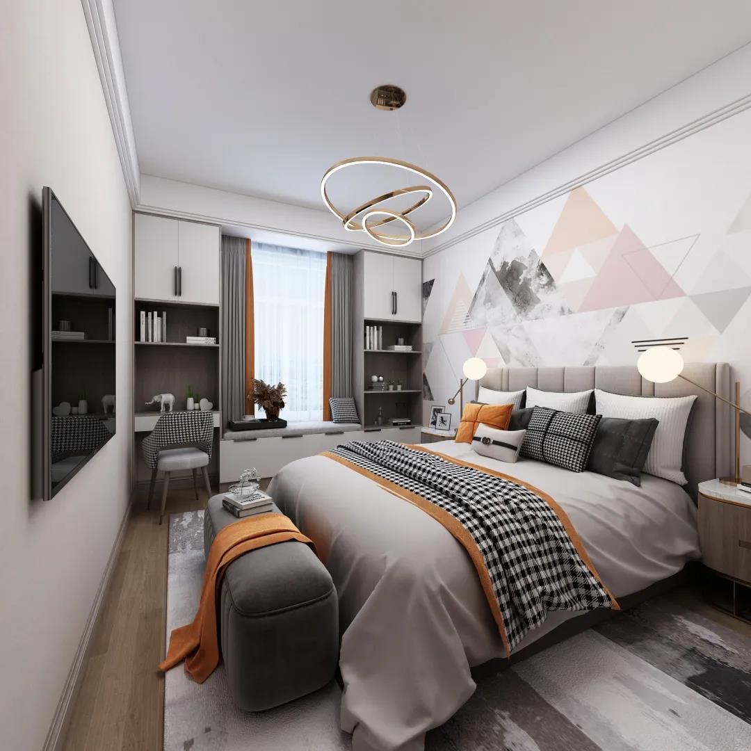 110㎡現代風格，品味溫潤有度的質感生活
