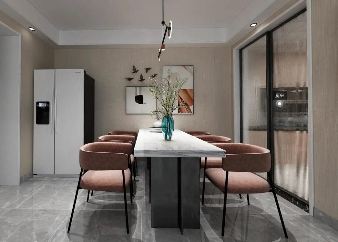 110㎡現代風格，品味溫潤有度的質感生活