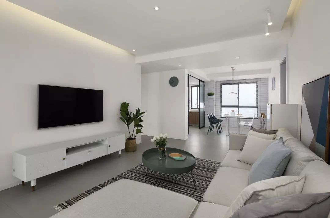 和順府-122㎡極簡北歐風三居，簡潔大氣、清爽舒適！