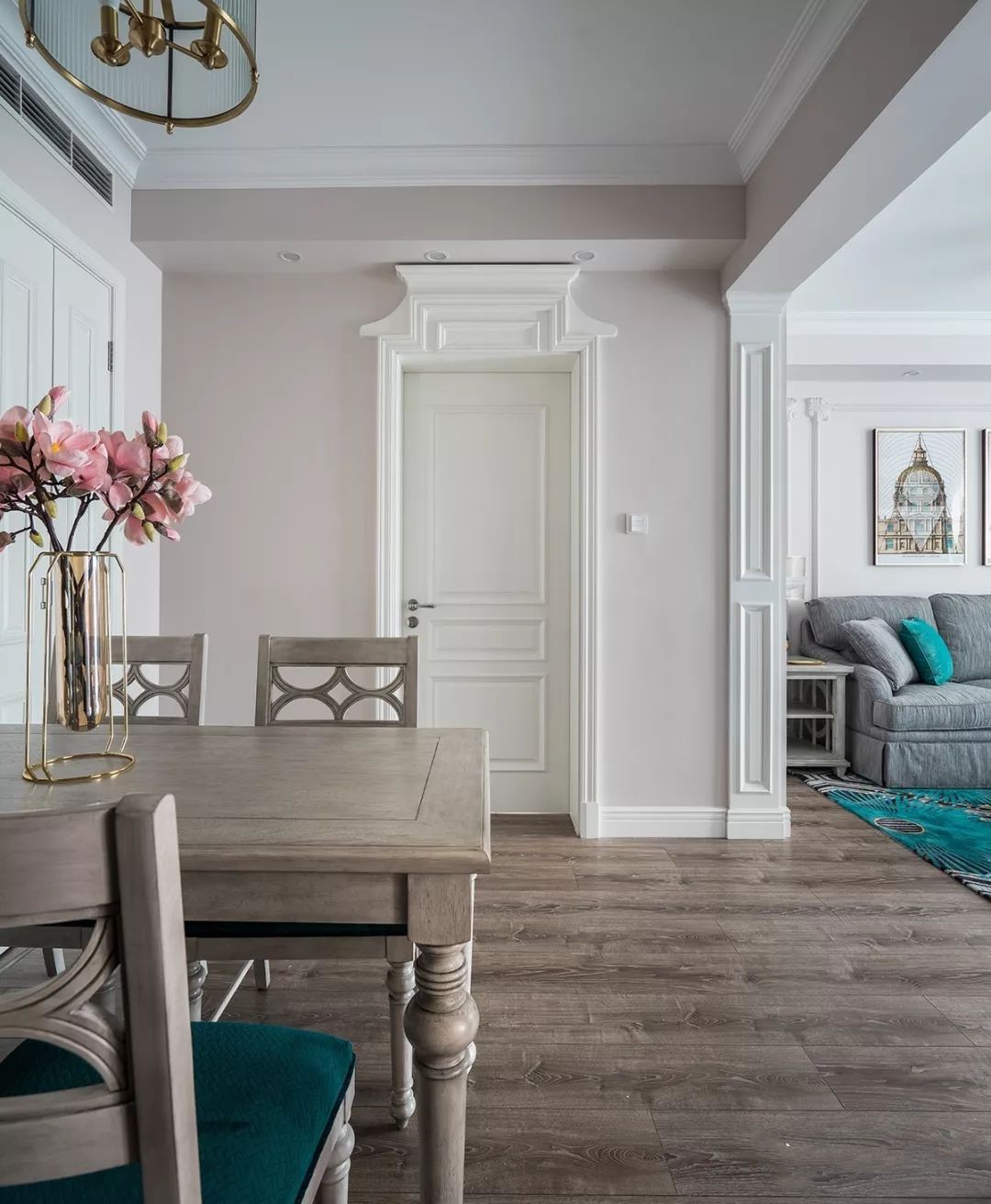 天城尚品-120㎡時尚輕奢美式風，盡顯高貴典雅之氣！