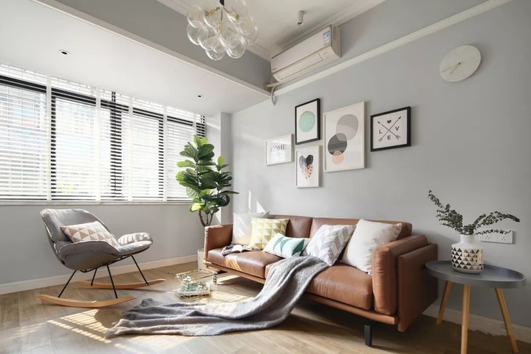 日盛湖湘悅府-76㎡安靜美好的北歐風，實用又美觀的卡座設計!