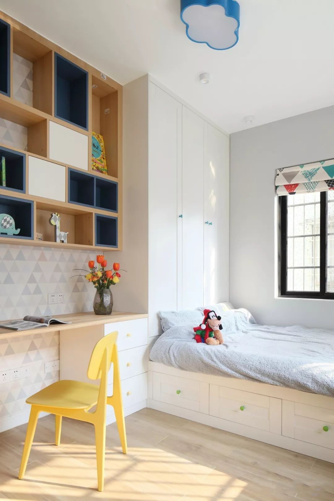 日盛湖湘悅府-76㎡安靜美好的北歐風，實用又美觀的卡座設計!